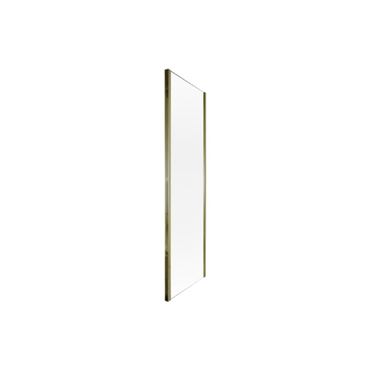 Vetro fisso in vetro temperato opaco 6mm per combinazione profili oro