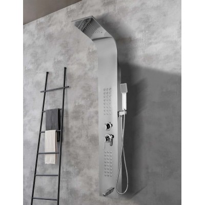 Colonna doccia idromassaggio Silver Lucido