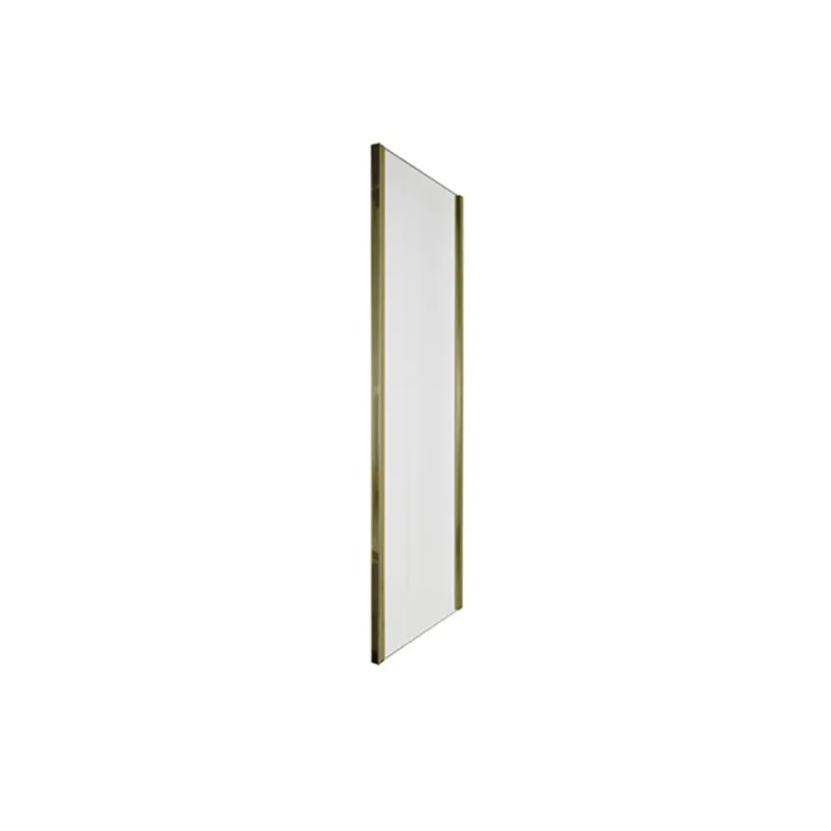 Vetro fisso in vetro temperato trasparente 6mm per combinazione profili oro