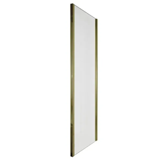 Vetro fisso in vetro temperato trasparente 6mm per combinazione profili oro