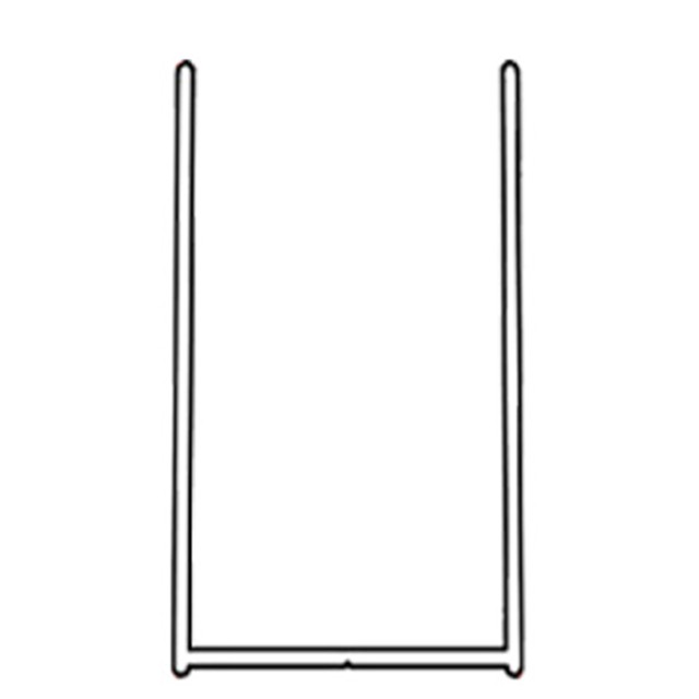 Profilo muro box doccia 190 cm in alluminio anodizzato